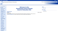 Desktop Screenshot of boe.horseheadsdistrict.com